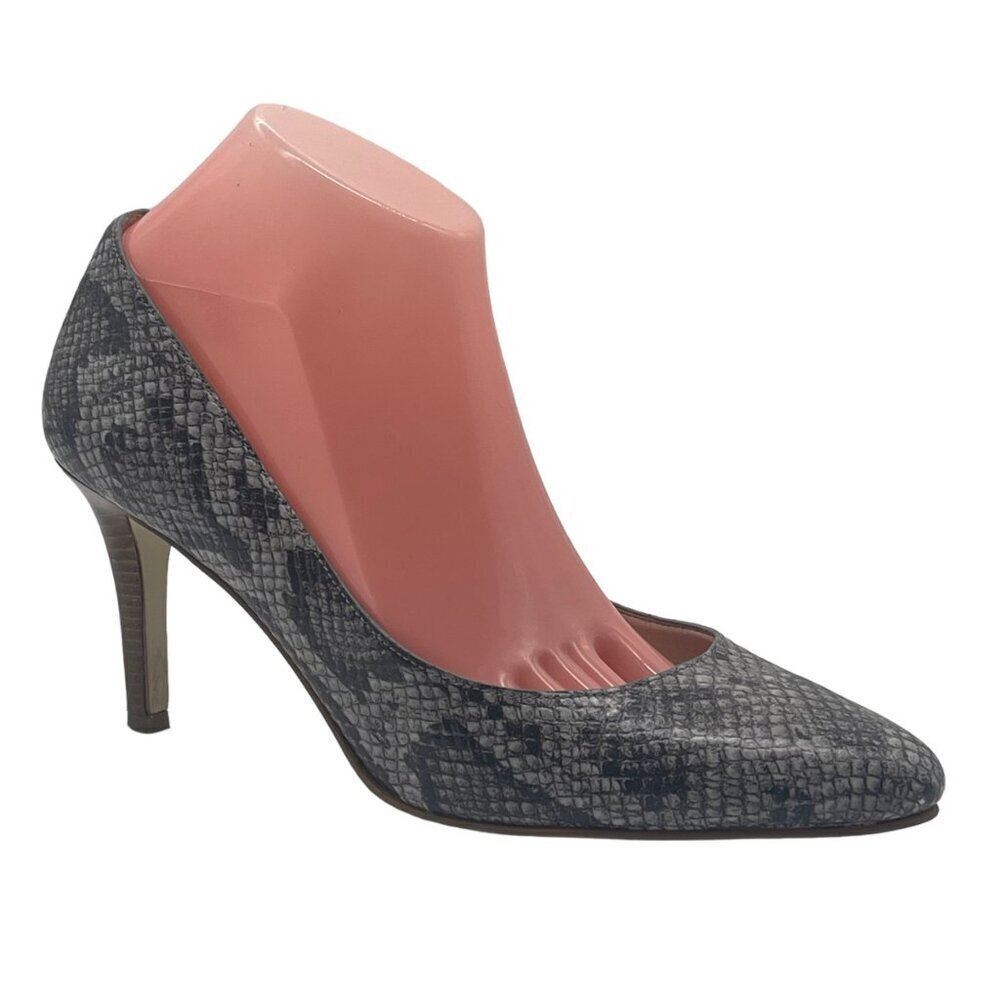 Cole Haan Lena Pumps – Size 10 – Black/Grey Snake Print